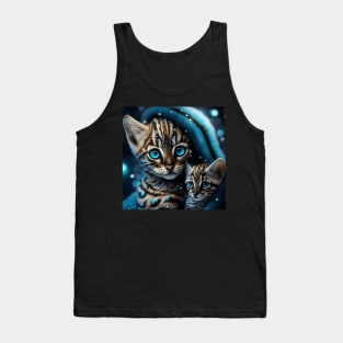 Bengal Cat Family Tank Top